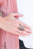 Wistful Wishes - Silver Ring - Paparazzi Accessories Ring Bedazzle Me Pretty Mobile Fashion Boutique