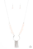 With Your ART and Soul - Pink Necklace - Paparazzi Accessories Necklace Bedazzle Me Pretty Mobile Fashion Boutique