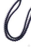 Woman Of The Century - Blue Necklace - Paparazzi Accessories Necklace Bedazzle Me Pretty Mobile Fashion Boutique