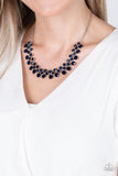 Won The Lottery - Blue Necklace - Paparazzi Accessories Necklace Bedazzle Me Pretty Mobile Fashion Boutique