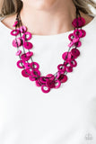 Wonderfully Walla Walla - Pink Necklace - Paparazzi Accessories Necklace Bedazzle Me Pretty Mobile Fashion Boutique