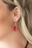 Wonderfully Walla Walla - Red Necklace - Paparazzi Accessories Necklace Bedazzle Me Pretty Mobile Fashion Boutique