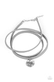 Wonderfully Worded - Silver Bracelet - Paparazzi Accessories Bracelet FS-Bedazzle Me Pretty Mobile Fashion Boutique