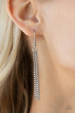 Wondrously Woven - Silver Necklace - Paparazzi Accessories Necklace Bedazzle Me Pretty Mobile Fashion Boutique