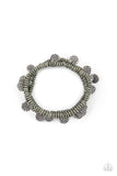 WOODnt Count It - Silver Bracelet - Paparazzi Accessories Bracelet Bedazzle Me Pretty Mobile Fashion Boutique