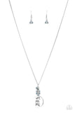 Words To Live By - Blue Necklace - Paparazzi Accessories Necklace FS-Bedazzle Me Pretty Mobile Fashion Boutique
