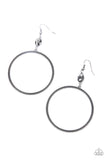 Work That Circuit - Silver Earrings - Paparazzi Accessories Earrings Bedazzle Me Pretty Mobile Fashion Boutique
