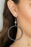Work That Circuit - Silver Earrings - Paparazzi Accessories Earrings Bedazzle Me Pretty Mobile Fashion Boutique