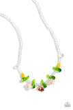 World GLASS Wonder - Orange Necklace - Paparazzi Accessories Necklace Bedazzle Me Pretty Mobile Fashion Boutique