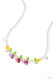 World GLASS Wonder - Pink Necklace - Paparazzi Accessories Necklace Bedazzle Me Pretty Mobile Fashion Boutique
