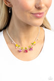 World GLASS Wonder - Pink Necklace - Paparazzi Accessories Necklace Bedazzle Me Pretty Mobile Fashion Boutique