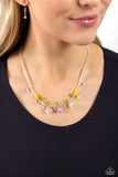 World GLASS Wonder - Purple Necklace - Paparazzi Accessories Necklace Bedazzle Me Pretty Mobile Fashion Boutique