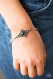Worldly Wonder - Brass Bracelet - Paparazzi Accessories Bracelet Bedazzle Me Pretty Mobile Fashion Boutique