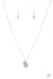 Worlds Best Mom - White Necklace - Paparazzi Accessories Necklace Bedazzle Me Pretty Mobile Fashion Boutique-MOM