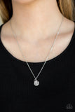 Worlds Best Mom - White Necklace - Paparazzi Accessories Necklace Bedazzle Me Pretty Mobile Fashion Boutique-MOM