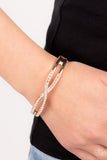 Woven in Wealth - Gold Bracelet - Paparazzi Accessories Bracelet Bedazzle Me Pretty Mobile Fashion Boutique
