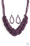 WRAP Battle - Purple Necklace - Paparazzi Accessories Necklace Bedazzle Me Pretty Mobile Fashion Boutique