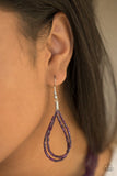 WRAP Battle - Purple Necklace - Paparazzi Accessories Necklace Bedazzle Me Pretty Mobile Fashion Boutique