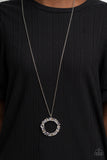 Wreathed in Wealth - Purple Necklace - Paparazzi Accessories Necklace FS-Bedazzle Me Pretty Mobile Fashion Boutique