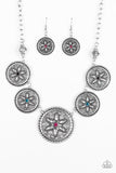 Written In The STAR LILIES - Multi Necklace - Paparazzi Accessories Necklace Bedazzle Me Pretty Mobile Fashion Boutique