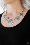 Written In The STAR LILIES - Red Necklace - Paparazzi Accessories Necklace Bedazzle Me Pretty Mobile Fashion Boutique