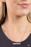 XOXO Season - Red Necklace - Paparazzi Accessories Necklace Bedazzle Me Pretty Mobile Fashion Boutique