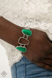 Yacht Club Couture - Green Bracelet - Paparazzi Accessories Bracelet Bedazzle Me Pretty Mobile Fashion Boutique