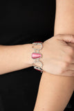 Yacht Club Couture - Pink Bracelet - Paparazzi Accessories Bracelet Bedazzle Me Pretty Mobile Fashion Boutique