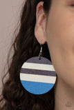 Yacht Party - Blue Earrings - Paparazzi Accessories Earrings Bedazzle Me Pretty Mobile Fashion Boutique
