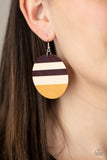 Yacht Party - Yellow Earrings - Paparazzi Accessories Earrings Bedazzle Me Pretty Mobile Fashion Boutique
