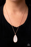 Yacht Ready - Copper Necklace - Paparazzi Accessories Necklace Bedazzle Me Pretty Mobile Fashion Boutique