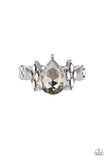 Yas Queen - Silver Ring - Paparazzi Accessories Ring Bedazzle Me Pretty Mobile Fashion Boutique