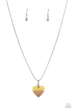 You Complete Me - Yellow Necklace - Paparazzi Accessories Necklace Bedazzle Me Pretty Mobile Fashion Boutique