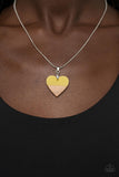 You Complete Me - Yellow Necklace - Paparazzi Accessories Necklace Bedazzle Me Pretty Mobile Fashion Boutique