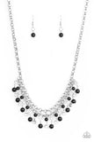 You May Kiss The Bride - Black Necklace - Paparazzi Accessories Necklace Bedazzle Me Pretty Mobile Fashion Boutique