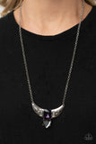 You the TALISMAN! - Purple Necklace - Paparazzi Accessories Necklace Bedazzle Me Pretty Mobile Fashion Boutique