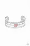 You Win My Heart - Pink Bracelet - Paparazzi Accessories Bracelet Bedazzle Me Pretty Mobile Fashion Boutique