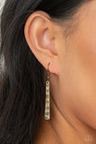 You Wouldnt FLARE! - Brass Necklace - Paparazzi Accessories Necklace Bedazzle Me Pretty Mobile Fashion Boutique