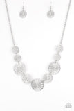 Your Own Free WHEEL - Silver Necklace - Paparazzi Accessories Necklace Bedazzle Me Pretty Mobile Fashion Boutique