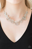 Your Own Free WHEEL - Silver Necklace - Paparazzi Accessories Necklace Bedazzle Me Pretty Mobile Fashion Boutique
