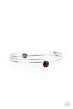 Your PALACE or Mine? - Purple Bracelet - Paparazzi Accessories Bracelet Bedazzle Me Pretty Mobile Fashion Boutique