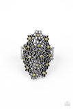 Youre a Sunflower - Yellow Ring - Paparazzi Accessories Ring Bedazzle Me Pretty Mobile Fashion Boutique
