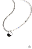 Youthful Yin and Yang - Black Necklace - Paparazzi Accessories Necklace Bedazzle Me Pretty Mobile Fashion Boutique