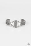 Zen Den - Silver Bracelet - Paparazzi Accessories Bracelet Bedazzle Me Pretty Mobile Fashion Boutique
