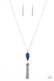 Zen Generation - Blue Necklace - Paparazzi Accessories Necklace Bedazzle Me Pretty Mobile Fashion Boutique