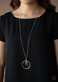 Zion Zen - Brown Necklace - Paparazzi Accessories Necklace Bedazzle Me Pretty Mobile Fashion Boutique